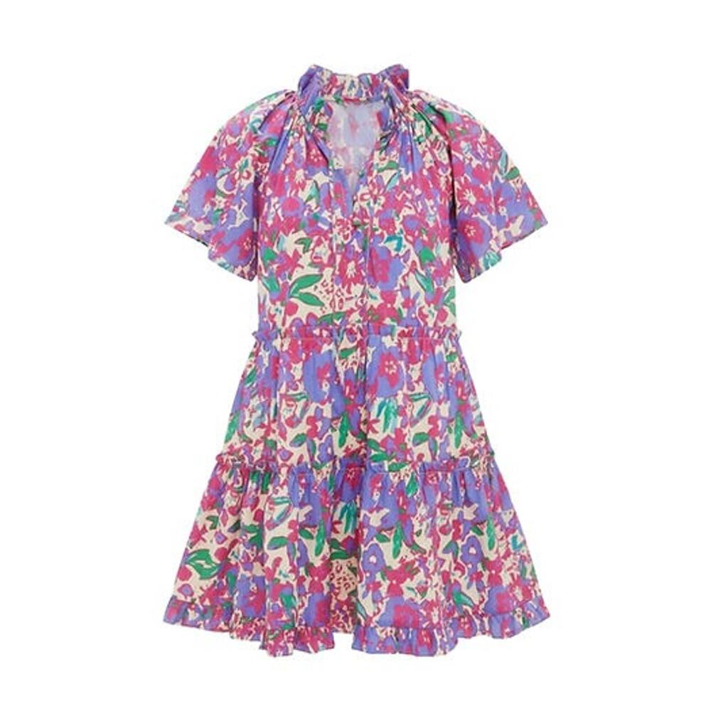 HYACINTH HOUSE Magenta Multi Floral Thea Mini Dress Size XL NWT - Picture 8 of 8